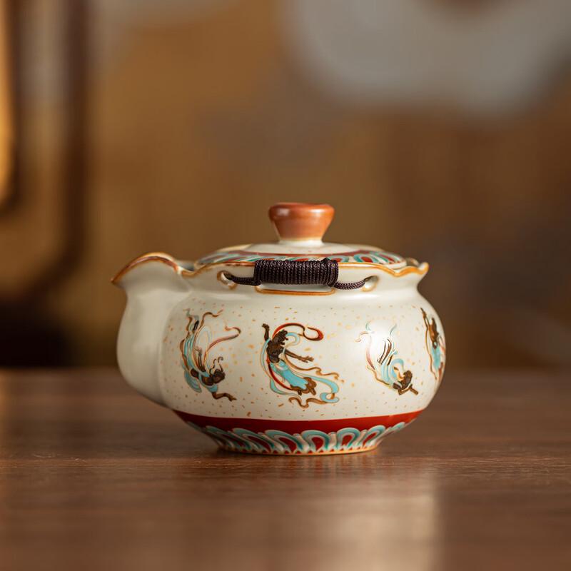 Ximan Dunhuang Ru Kiln Ceramic Gongfu Teaware
