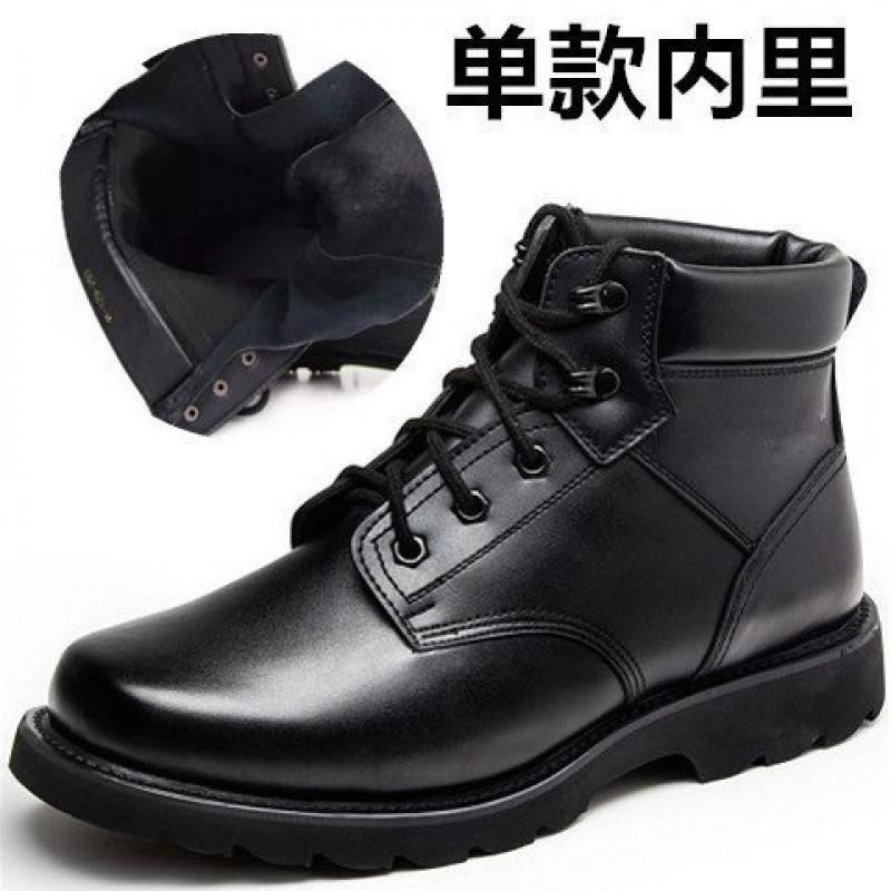 

Зимние мужские ботинки из хлопка, кожаные ботинки с начесом, утолщенные шерстяные зимние ботинки, мужские кожаные высокие ботинки Martin для отдыха на природе 46 （280）