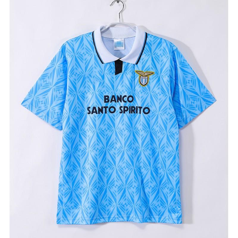 Lazio Retro Football Jersey 1998-99 Veron 23 Short Sleeve Soccer Shirt Men Women Adult