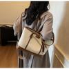 Ladies Large Capacity Shoulder Bags Vintage Commuting Underarm Bags Solid Color Casual Handbag Women High Quality Tote Bag