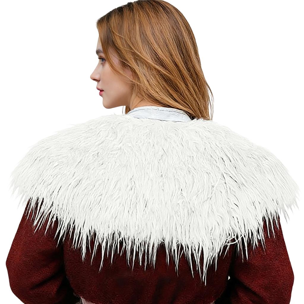 Unisex Faux Grass Cosplay Cloak Shawl Cape
