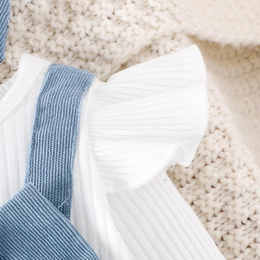 Podzim 2025 Roztomilá bílá košile s dlouhým rukávem a vícebarevným potiskem pro miminka, pro evropský a americký trh