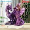 Purple Wings Fairy and Dragon, 2D Flat Acrylic, Tabletop Decoration, Suitable for Office, Living Room, Party, Christmas, Halloween