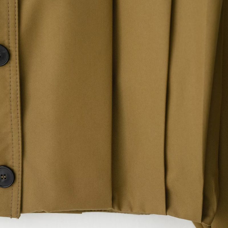 Kaslead New Women Clothes Western Style Fashion Simple and Versatile Pleated Outerwear 3194545