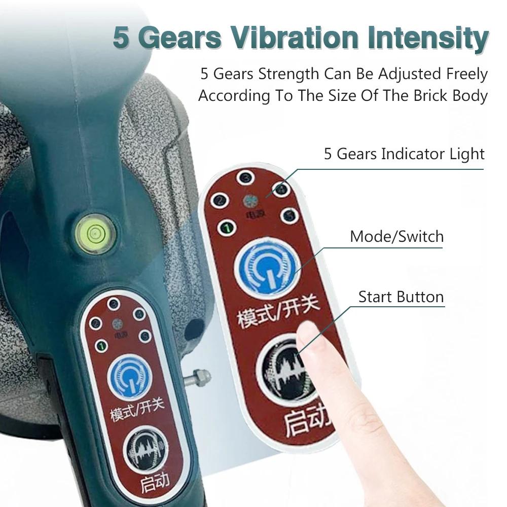 12VF 21VF Tile Tiling Machines Electric Wall Floor Tiles Laying Vibrating Tools Suction Cup Adjustable Automatic Floor Vibrators