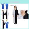 Enchanting Black And White Demon Wizard Costume For Boys Polyester Fabric Quality
