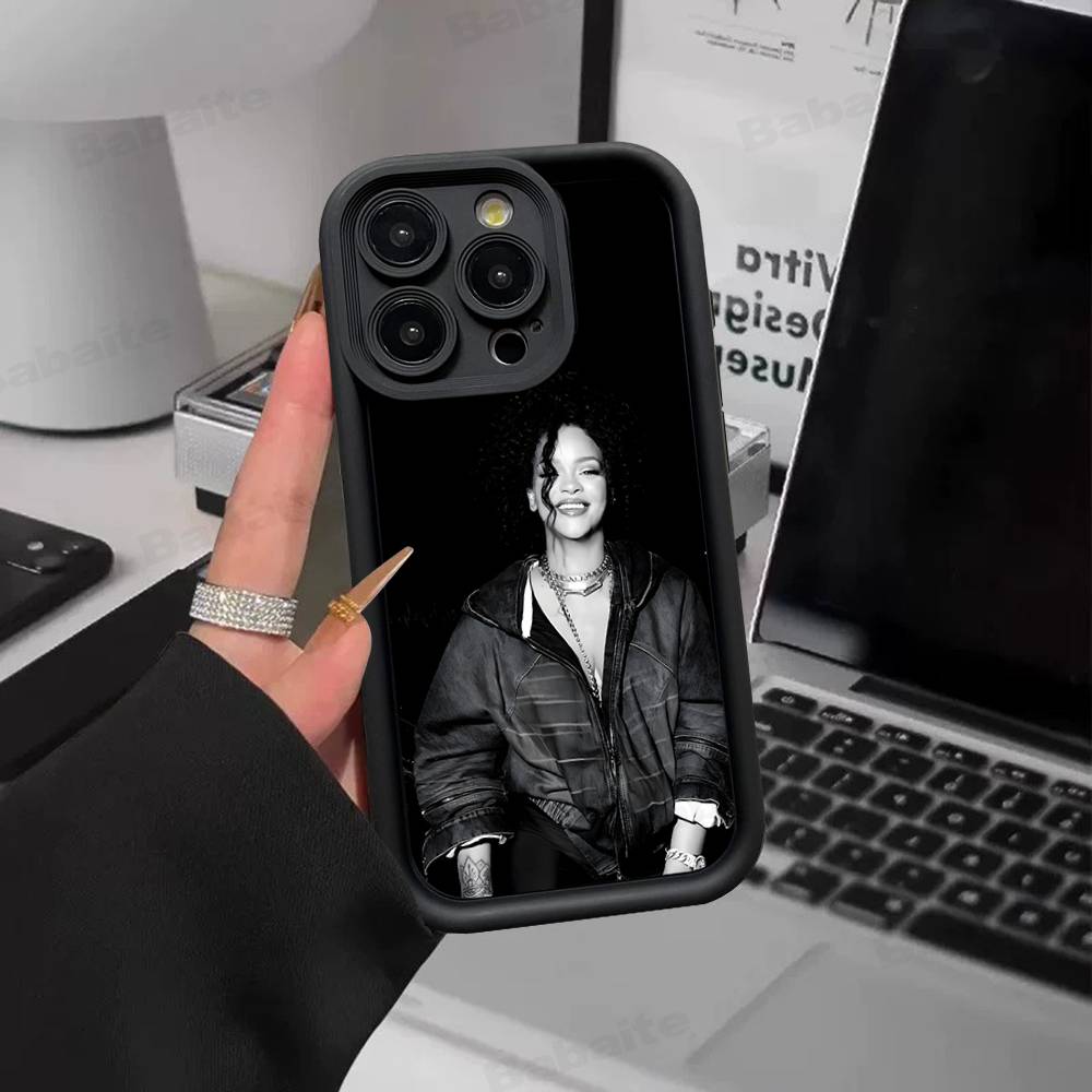 Rihanna Phone Case For IPhone 17 16 E 15 14 13 12 11 Pro Max Plus Back Cover