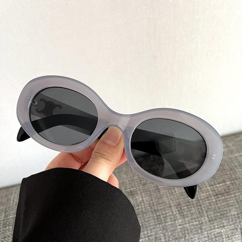 

Поляризованные овальные солнцезащитные очки женские ретро-индивидуальные уличные солнцезащитные очки мужские