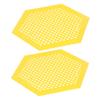 2pcs 3D Printed Floating Bee Island Professional Bees Waterer Plate for Thirsty Pollinators Outdoor