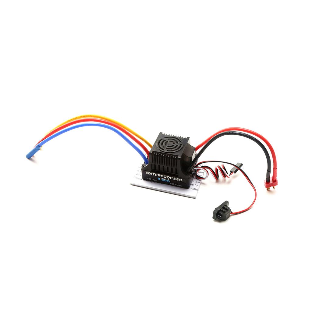 GTSKYTENRC Waterproof 3660 Brushless Motor 4200KV with 80A Brushless ESC Replacement for TRAX4