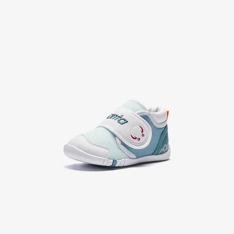 Anta Kids Fabric Synthetic Leather Trendy Fashion Skin-Friendly Comfortable Versatile Color Block Anti-Kick Breathable Low-Top Walking Shoes 312530033