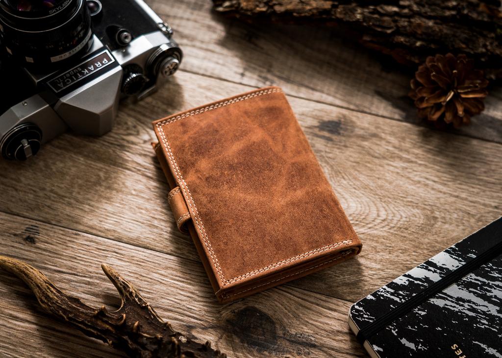 Men's leather wallet PTN N4L-CHM COGNAC