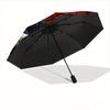 1pc Moonlit Skull amidst Twisted Trees Automatic Folding Umbrella - 3 Folding Design, Vivid Cartoon Pattern, Suitable for Outdoor Activities, A G