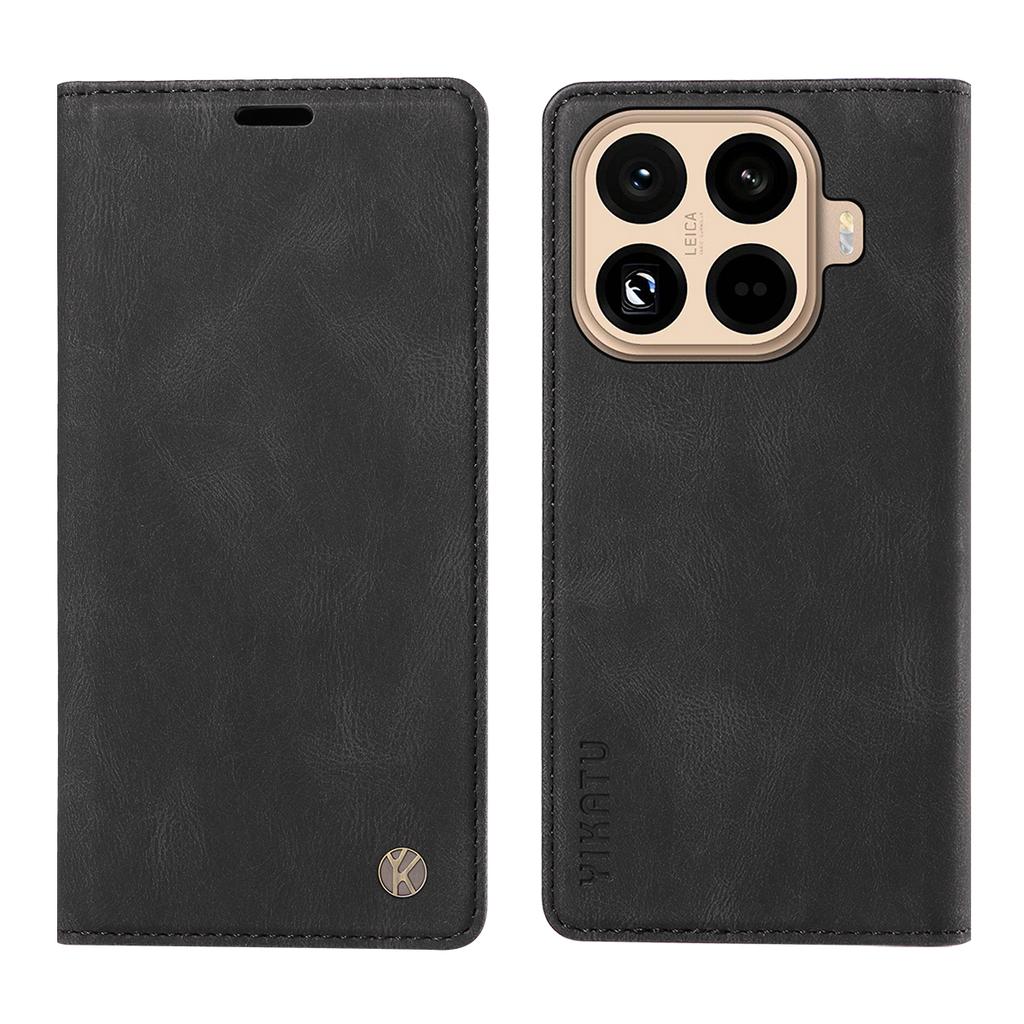 For Xiaomi 15T Pro Leather Cover YIKATU YK-004 Skin-Touch Wallet Phone Cases