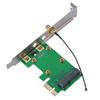 Mini PCI E To PCI E Riser Card Expand External Adapter Network Card