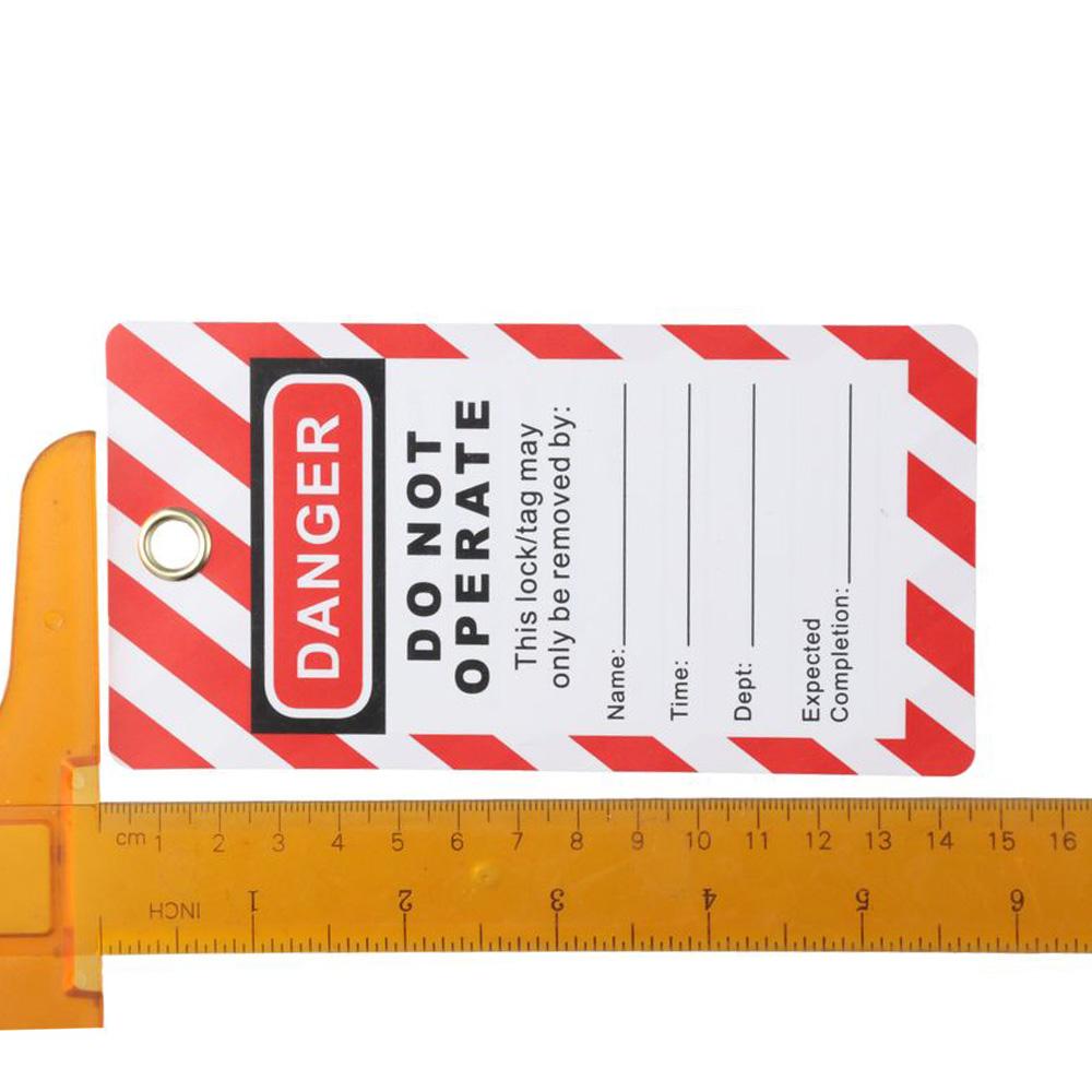 16.4*9.5 cm/6.5*3.7 inches Lockout Tagout Tags Compliance Safety Tags  Out of Service Maintenance