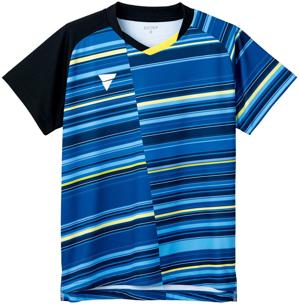 

VICTAS Unisex Table Tennis Shirt Size 512102 V-GS223 Blue, S,