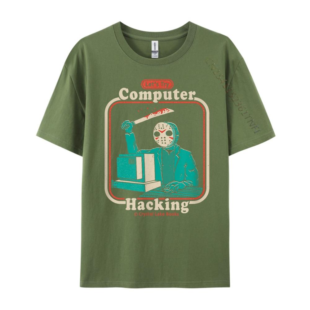 Funny Computer Hacking For Beginners Dinomike New T Shirt New In Tops & Tees Gift