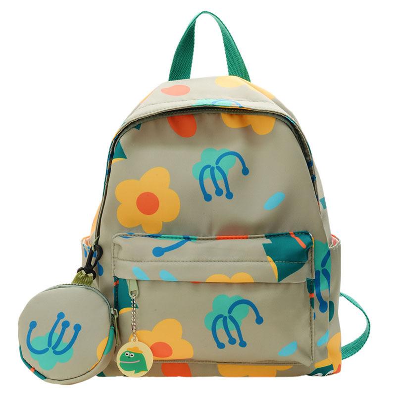 Kids' Backpack Cute Casual Style Floral Graffiti Backpack 26*13*30cm