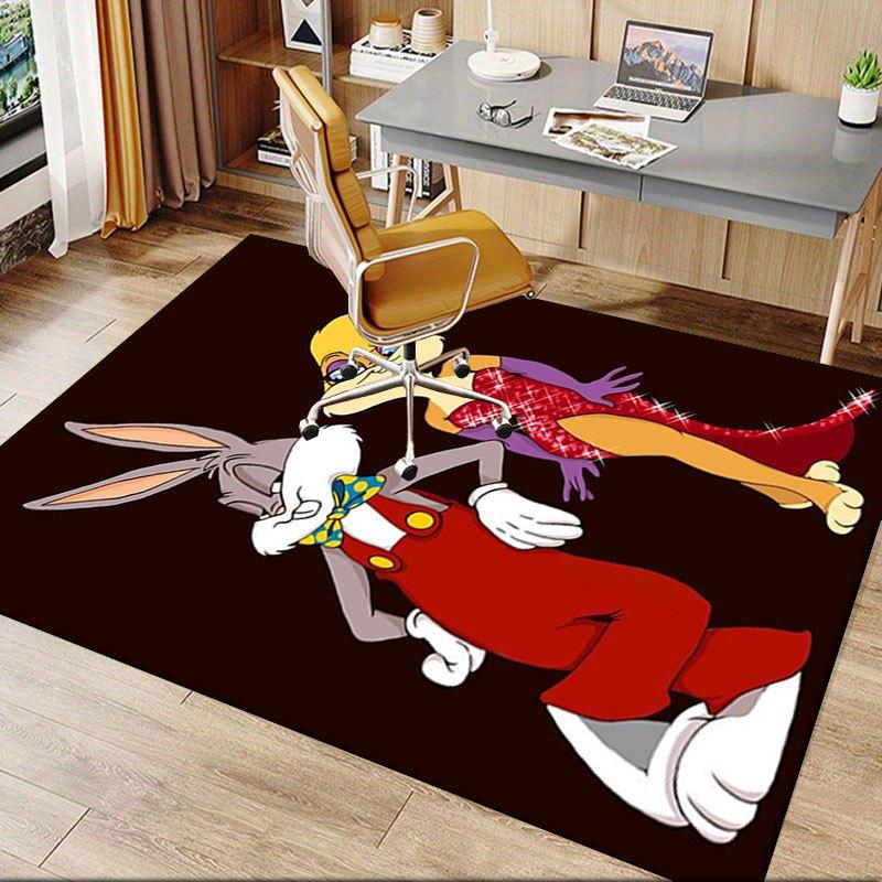 Bugs Bunny & Lola Bunny Looney Tunes Stampa Artistica Poster Tappetino da Ufficio Decorazione per la Casa Regalo per Halloween e Natale LD141
