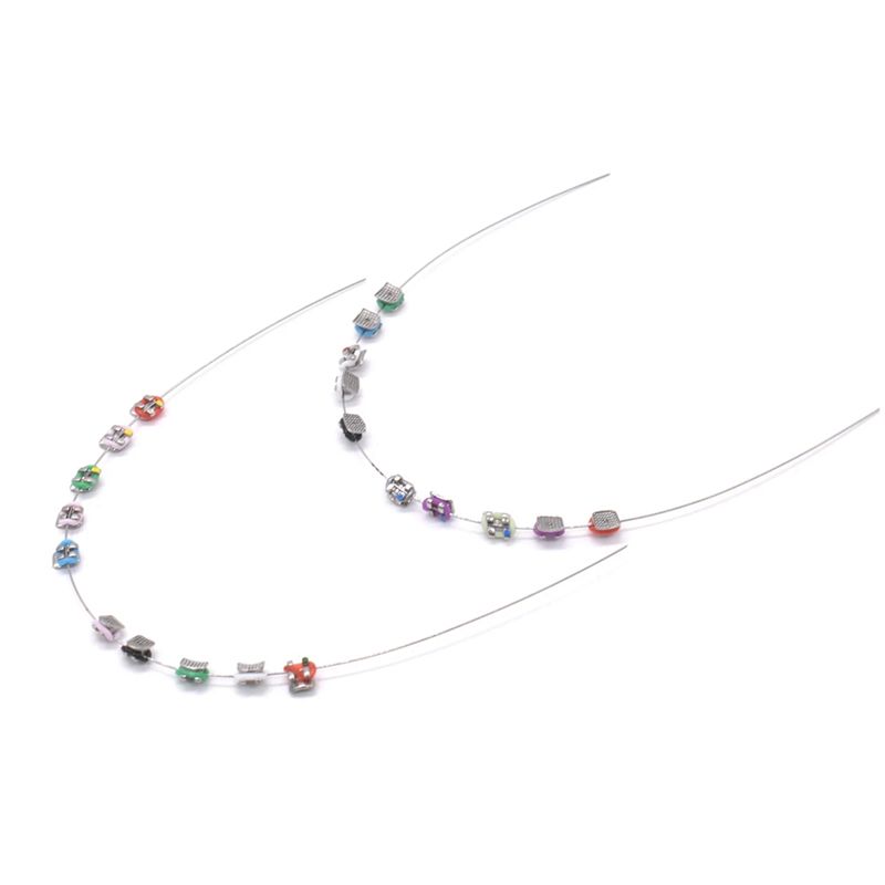 

M-Современное-Временное Украшение Зубов С Проволокой, Брекетом И Ортодонтическими Лигатурами, Учебные Макеты Для Студентов