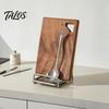 Organizing Tools for Kitchen 304 Stainless Steel Spoon Rest with Removable Tray, Spatula Heat Resistant Utensil Pot Lid Holder, Sturdy Countertop