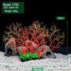 Plastic Coral Tree Aquarium Decoration - Simulation Iron Tree for Fish Tanks (Model CT82)