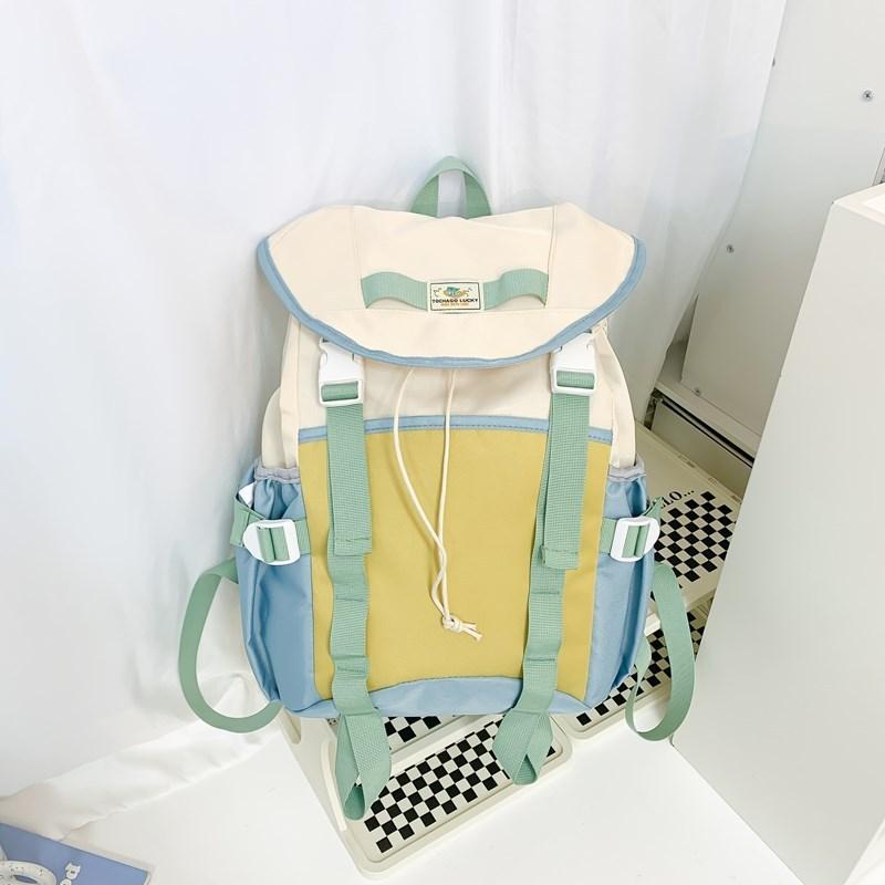 Kids Minimalist School Bag Made Of Durable Oxford Cloth For Elementary Use