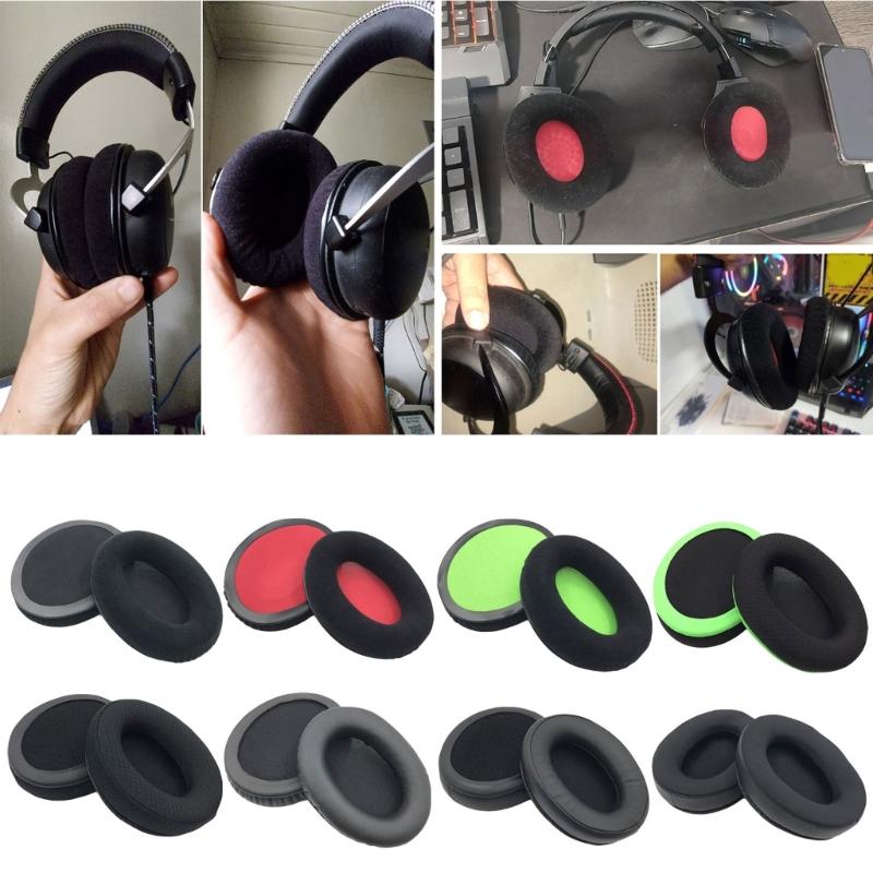 Soft Sponge Replacement Ear Cushions for Cloud 2 Gaming Headset Enhances Comfort Durability Easy Installation