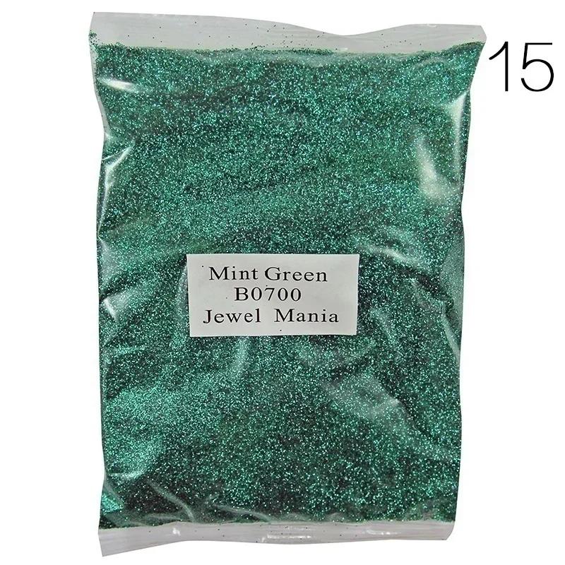 20 Farben Nagellack-Glitzer Erhältlich in Buntem Glitzer Nail Art Zubehör Puder 100G Abgepackt Malerei Dekoratives Puder