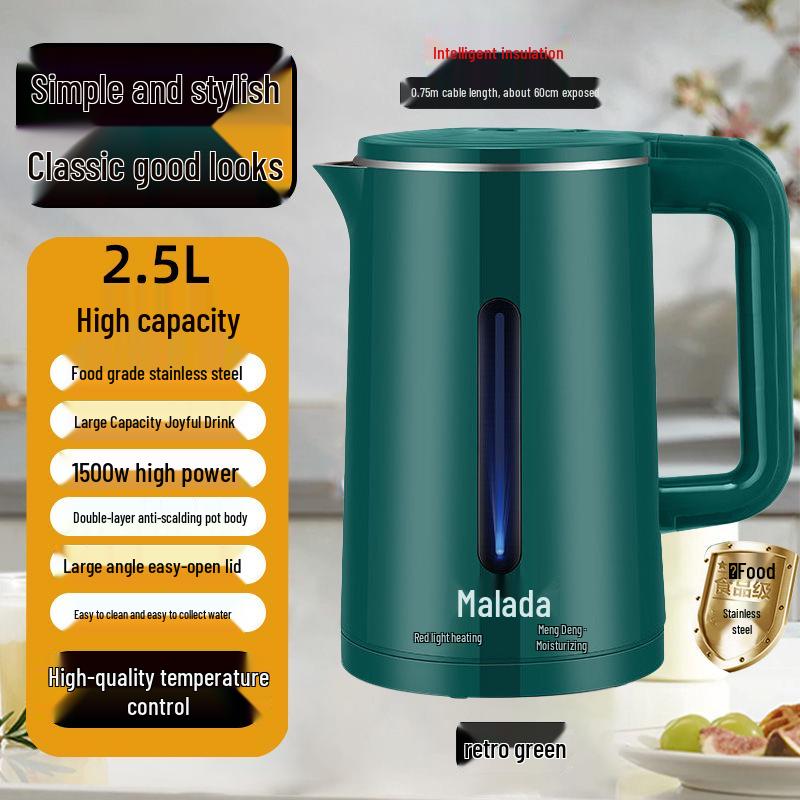 Wanlida Smart Electric Kettle - Keep Warm, Durable, Auto Power-Off, Large Capacity, Temperature Controlled Boiler.