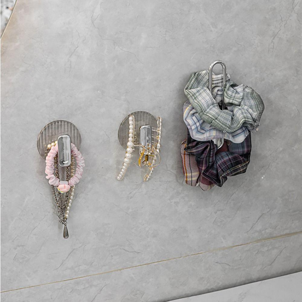 1Pcs Holder Hair Scrunchies Storage Stand Punchfree Non-hole Hair Accessories Storage Hook