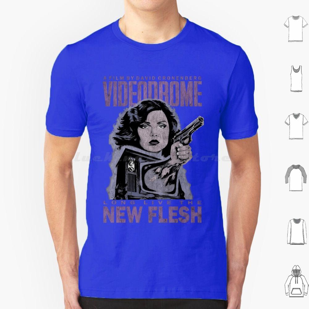Videodrome Long Live The New Flesh T Shirt Men Women Kids 6xl Videodrome Horror David Cronenberg Movie Vhs Cronenberg 80s Sci