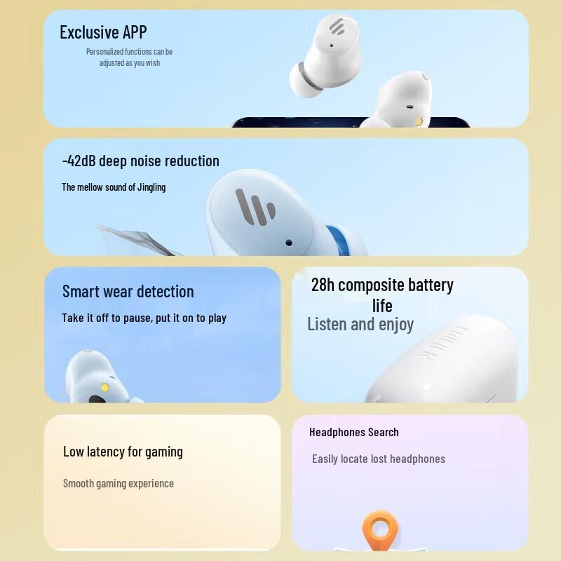 Edifier TWS1 ANC Pro True Wireless Bluetooth Earbuds