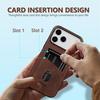 Luxury Wallet Slot Card Holder Wallet Phone Case For iPhone 17 Pro Max 16 15 14 Plus 13 12 11 Soft Silicone Shockproof Cover