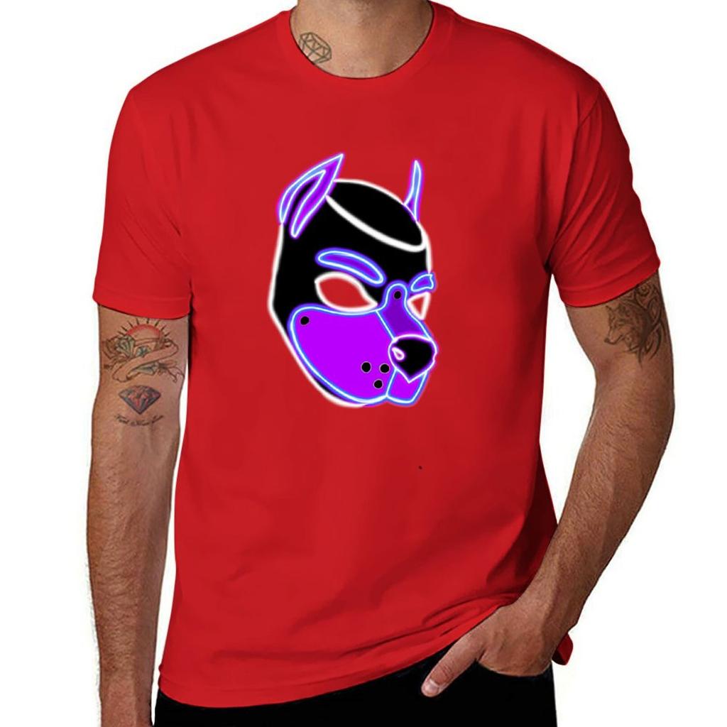 Purple Pup T-Shirt cute clothes Blouse quick drying customs design your own mens graphic t-shirts funny