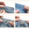 New Bowknot Button Adjuster For Pants And Skirts Waist Tightener Adjustable Waist Buckle For Jeans No Sewing Required