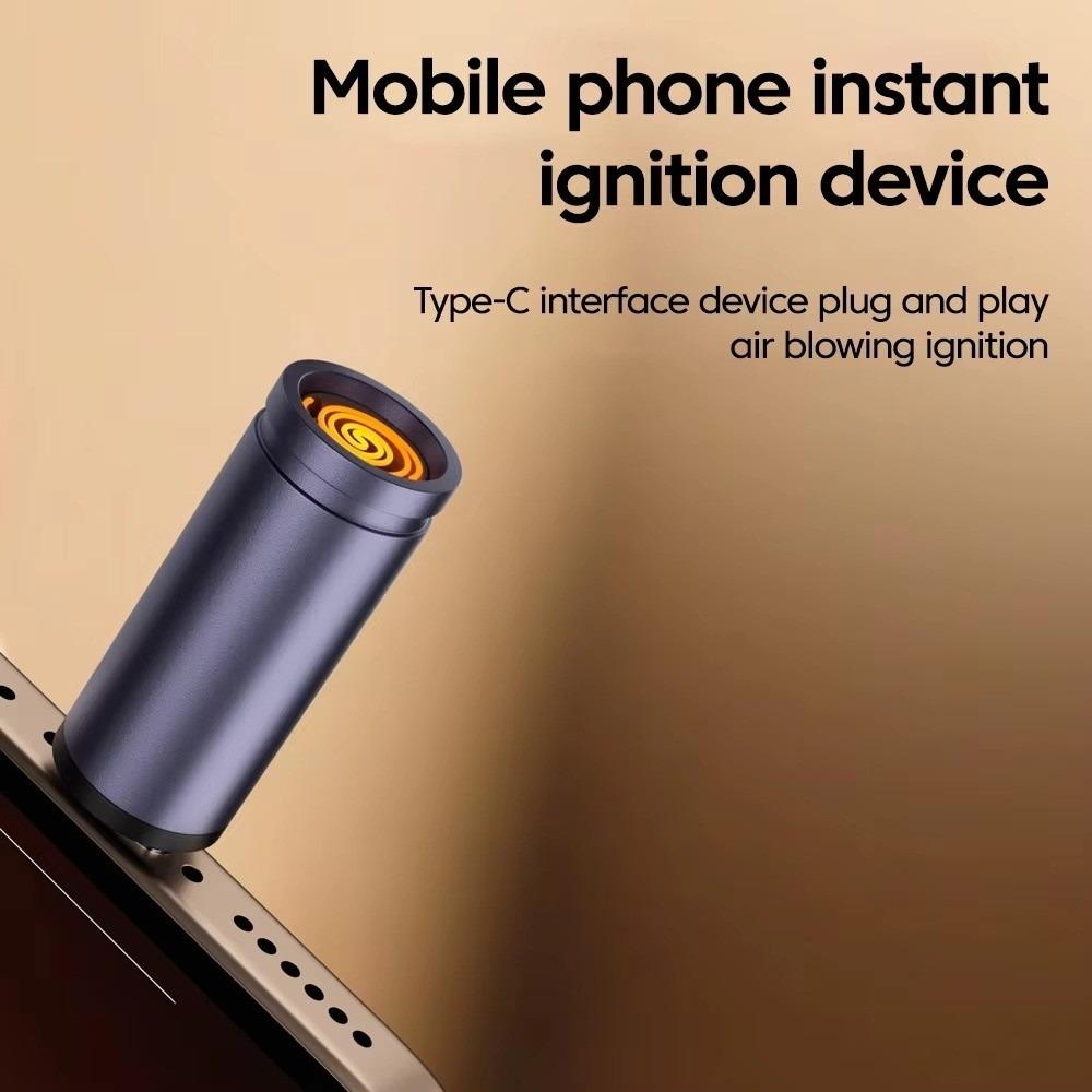 Blow-to-Ignite Blowing Air Lighter Auto Shut-Off Safety Cigarette Lighter  Universal Compatibility