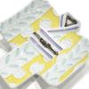 24to3 Kimono-Shaped Plates, Hand-Painted Ichinen Flower Kimono Individual Plates with Floral Pattern