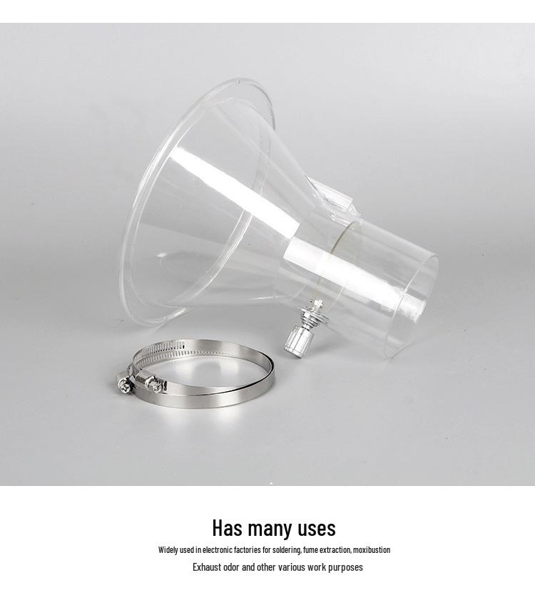 Konektor ústí digestoře pro odsávání pájecích výparů - Dostupné ve velikostech 2,5, 3 a 4 palce