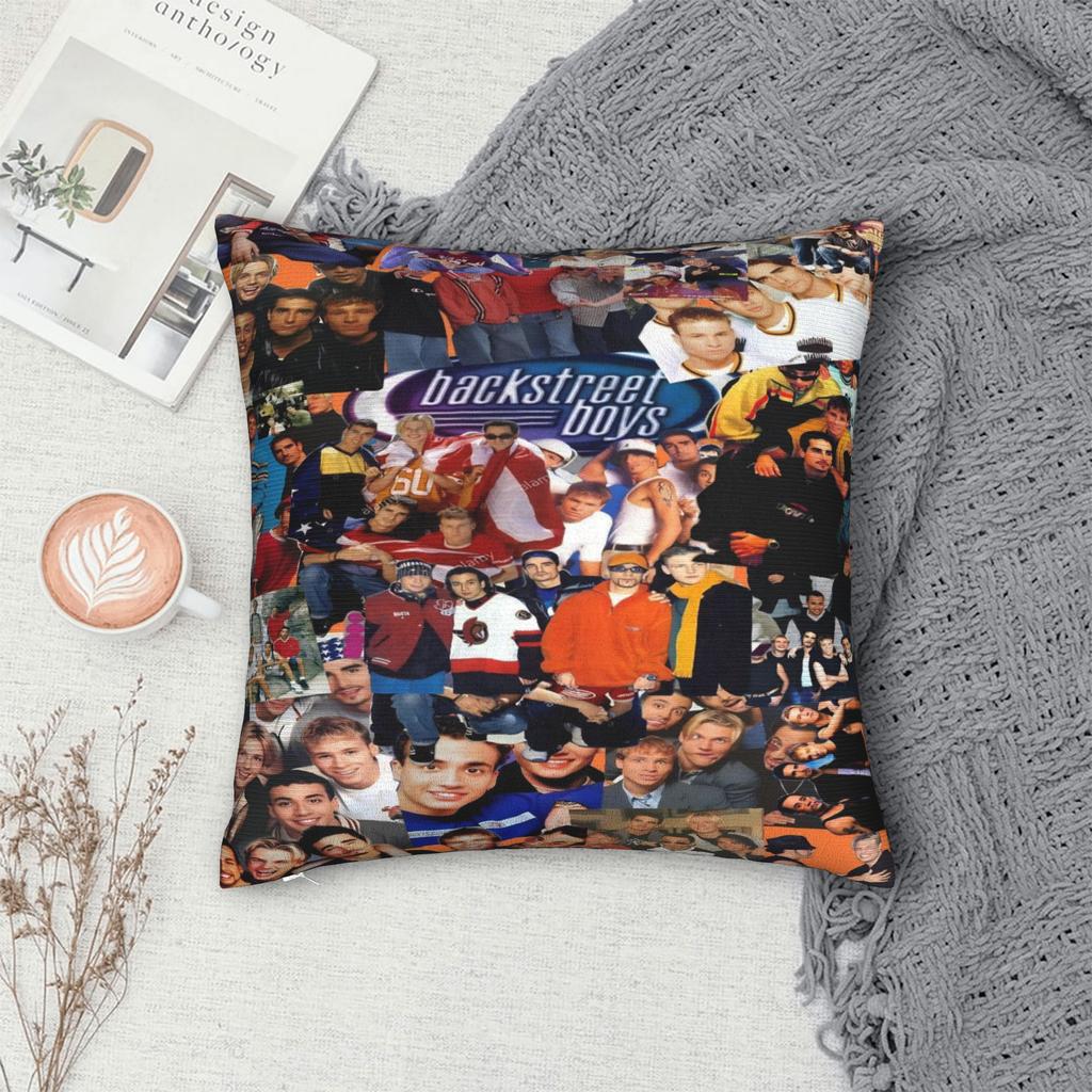 Teplé Potahy na Polštáře s Dekorací Backstreet Boys do Auta Merch Čtvercový Více Velikostí