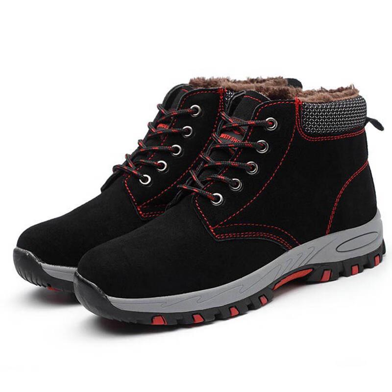 Men s Winter Padded Steel Toe Safety Work Boots 37