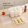 Dumpling & Wonton Freezer Storage Box - Food Grade, Sealed, Fresh-Keeping, Quick-Freeze Container for Kitchen & Home