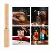 Wooden Handle Ice Crusher Stainless Steel Whiskey Ice Tool Whiskey Ice Tool Ice Shaver  Bartender