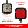 Reusable Non Stick Silicone Air Fryer Liners Perforated Waterproof Baking Mats for All Models 7 5 8 8 5 9 Inch