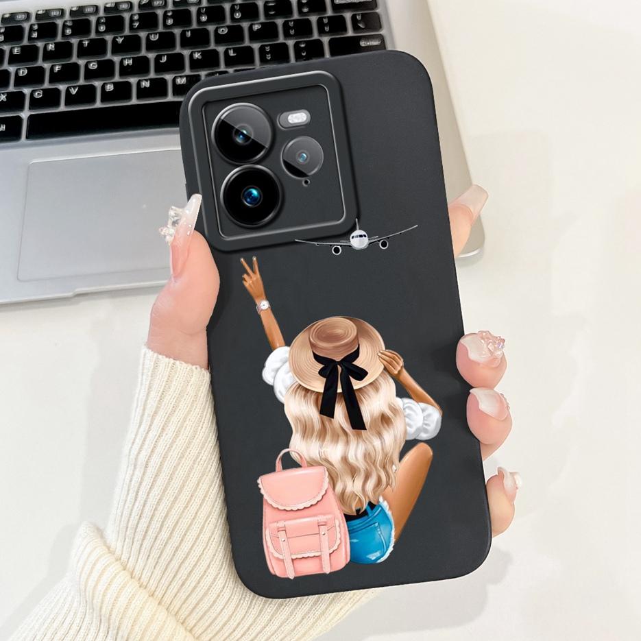 For Realme GT7 Pro 5G Case RMX5010 Cute Fashion Cartoon Cover Soft TPU Phone Case For Realme GT 7 GT7 T GT7T 5G Back Cover Coque