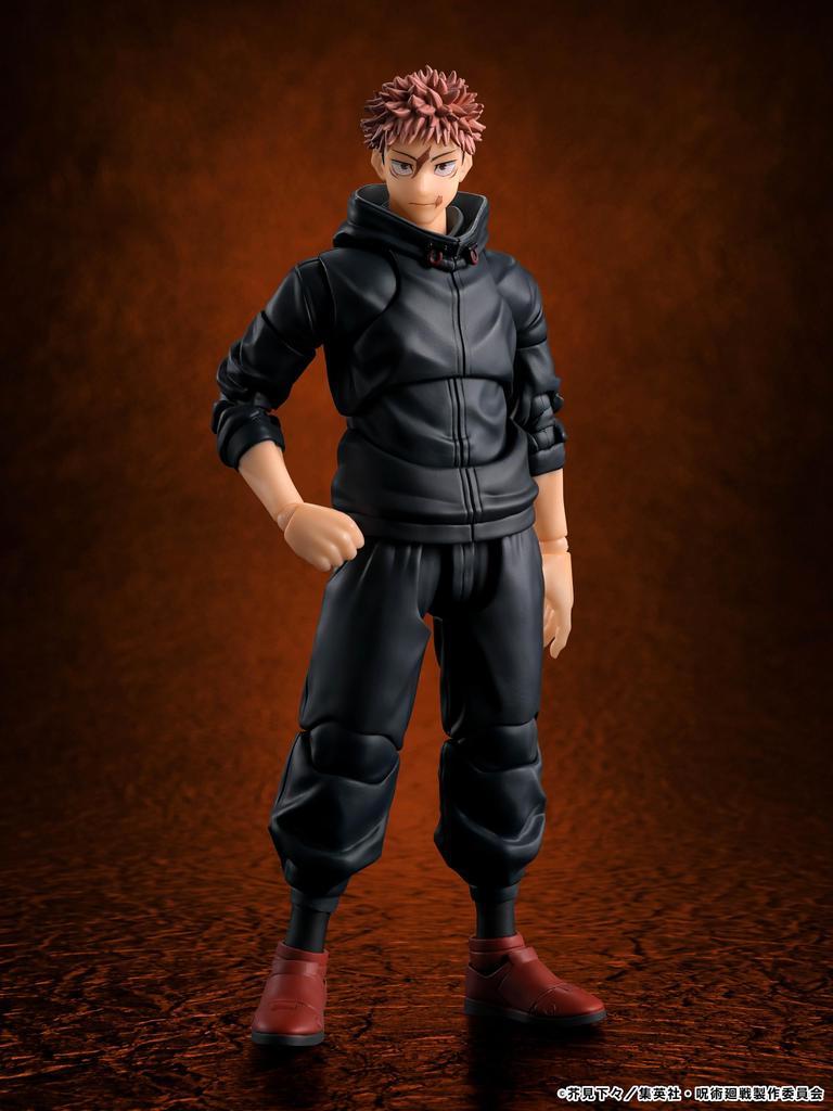 TAMASHII NATIONS Jujutsu Kaisen Yuji Itadori 150mm PVC ABS Bemalte Actionfigur S.H.Figuarts -Sukunas Gefäß- Ca.. &