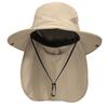Sunscreen hat men's new sunshade fishing hat sun hat men's large brim UV protection bucket hat