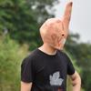 Vertical Middle Finger Despise Mask Give The Finger Spoof Headgear Props  Carnivals