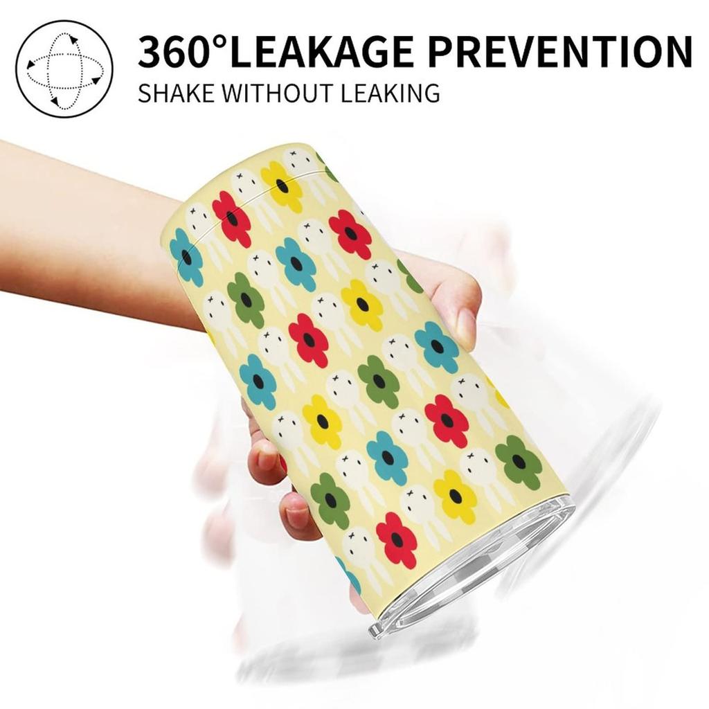 Miffy Coffee Convenience Store Direct Stainless with Character Goods Tumbler, Mug, Cup, Cup, Insulated, Drinking, Steel, Lid, Portable, Straw, 600ml,